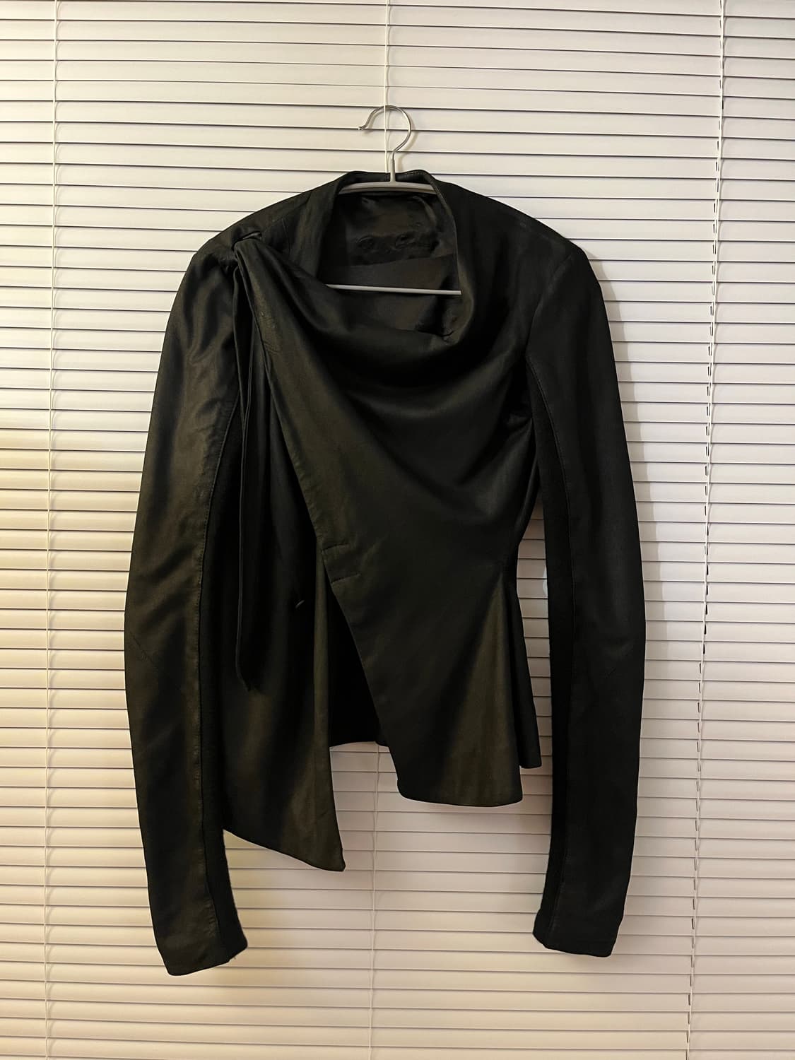 Rick Owen’s Wrap Leather Jacket 상품이미지1