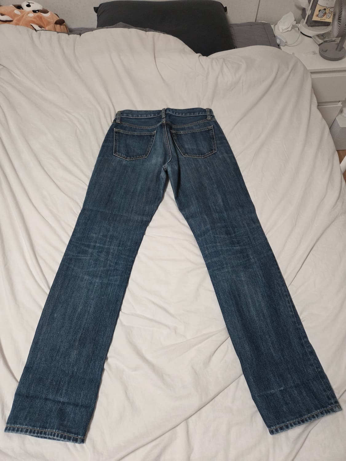 유니클로 레귤러핏 중청 데님 76사이즈 상품이미지4