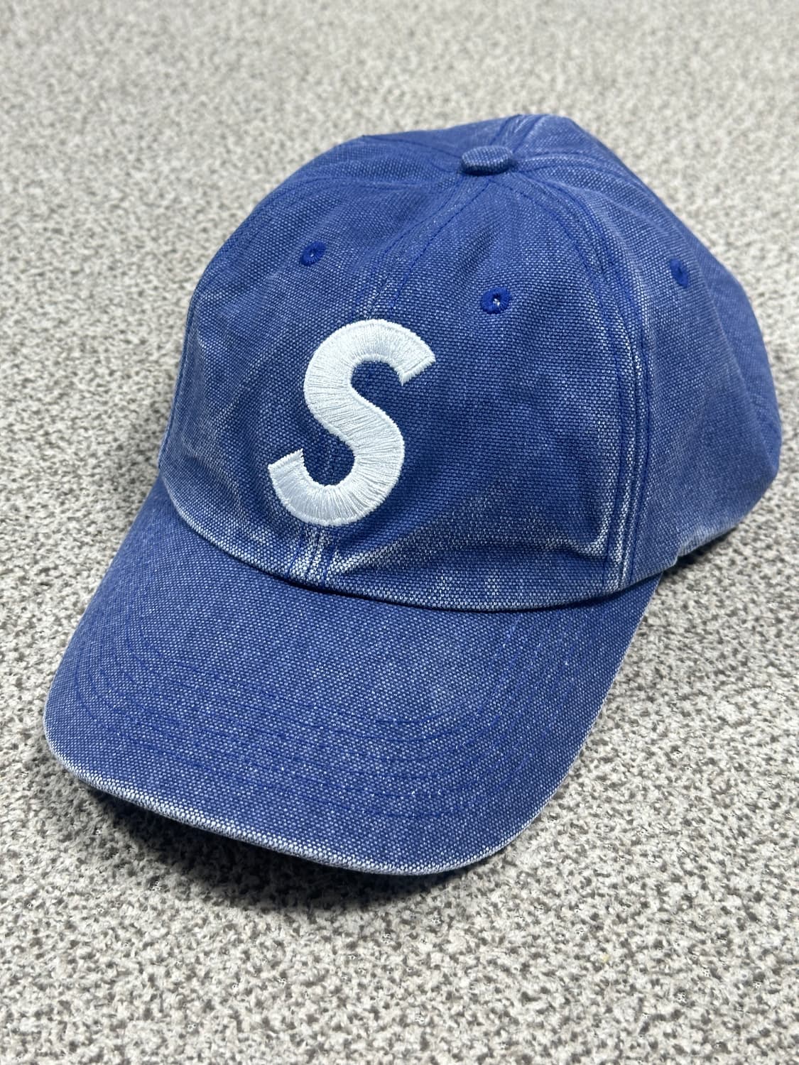 슈프림 피그먼트 캔버스 S로고 볼캡 23ss 상품이미지4