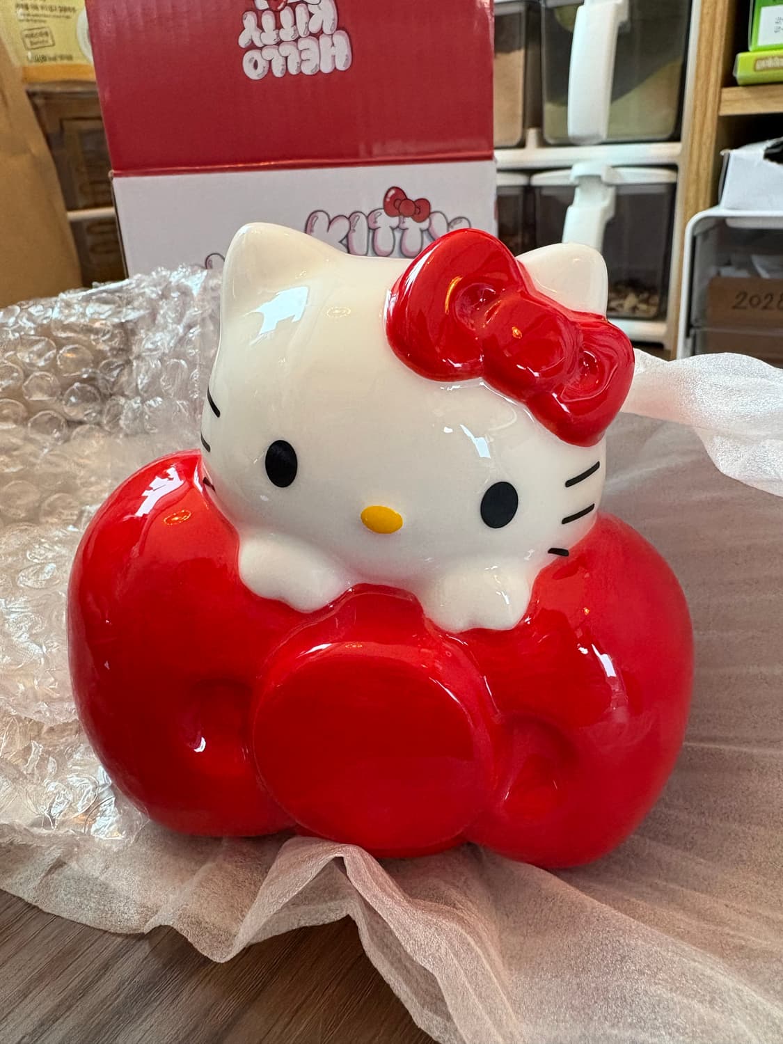 헬로키티 도자기 저금통 상품이미지1