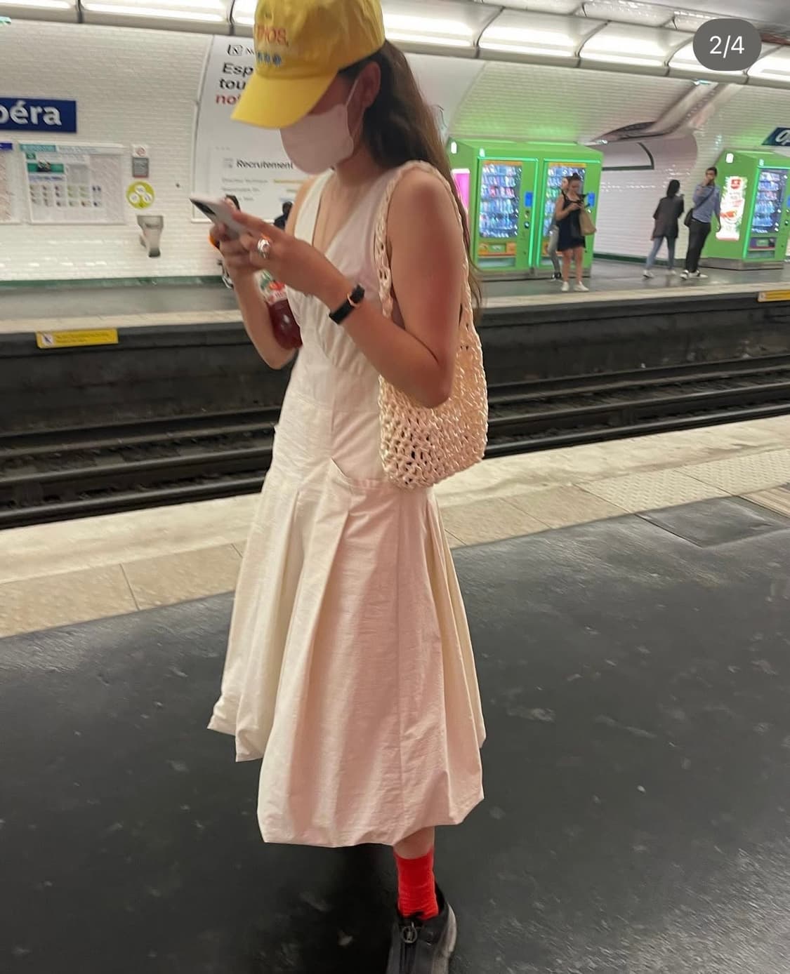 Ethos puffy dress ivory 상품이미지2