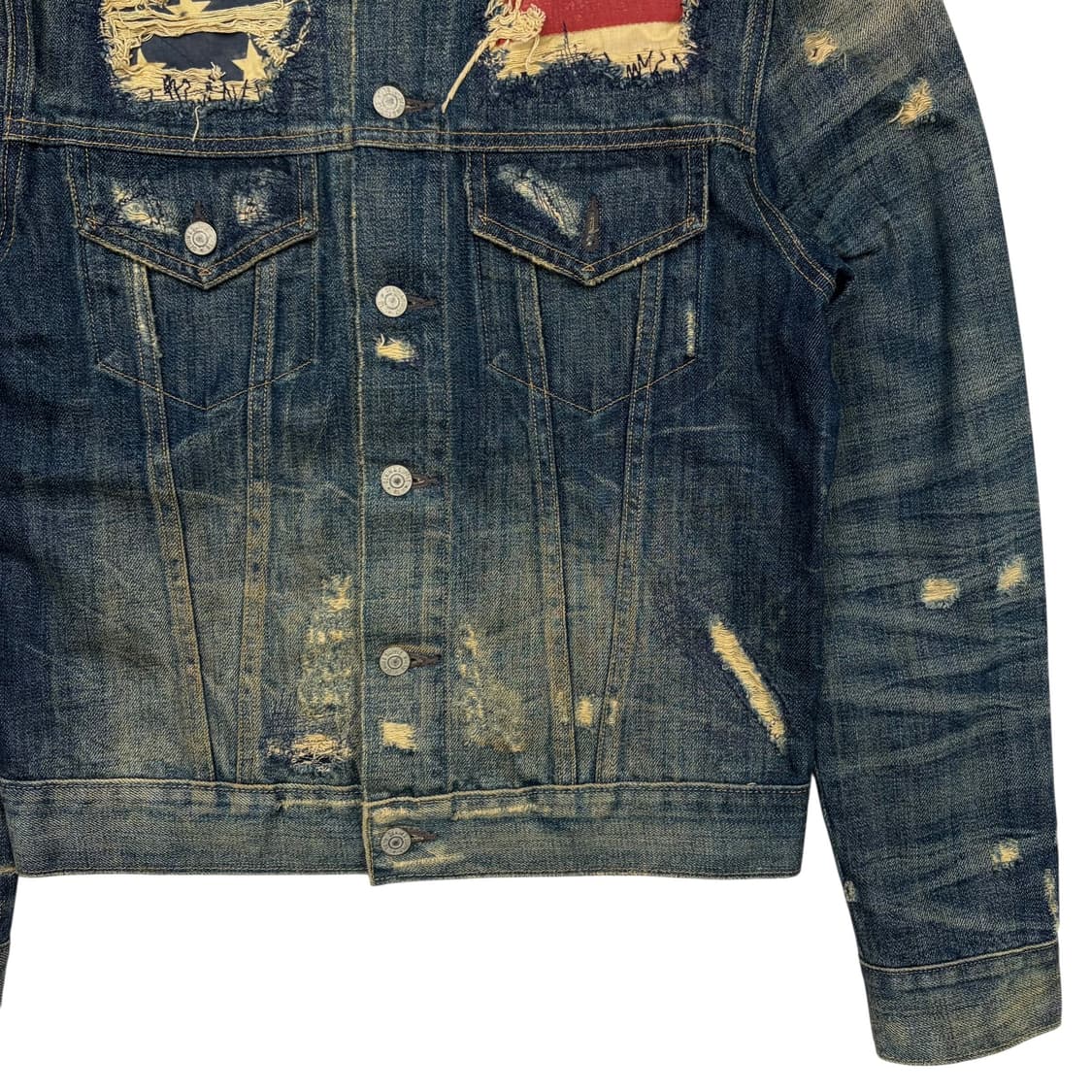데님앤서플라이 성조기 데님 자켓 S 상품이미지3