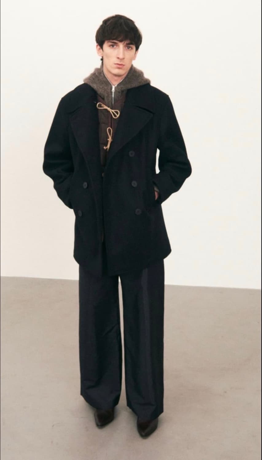 아워레가시 피코트 오퓨런트 멜튼 블랙 상품이미지2