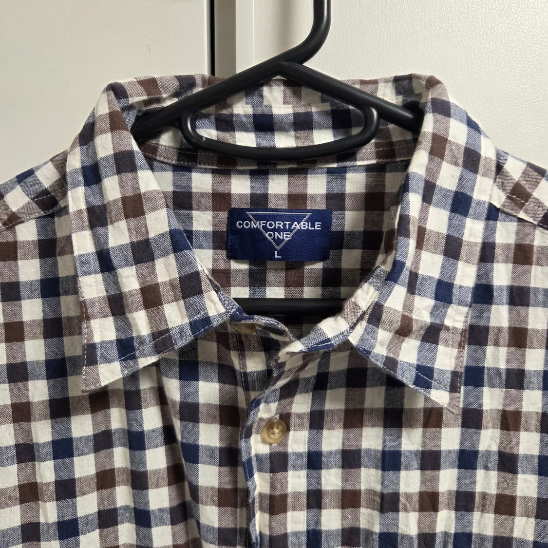 Comfortable one 재팬 체크 셔츠 L(100) 상품이미지3