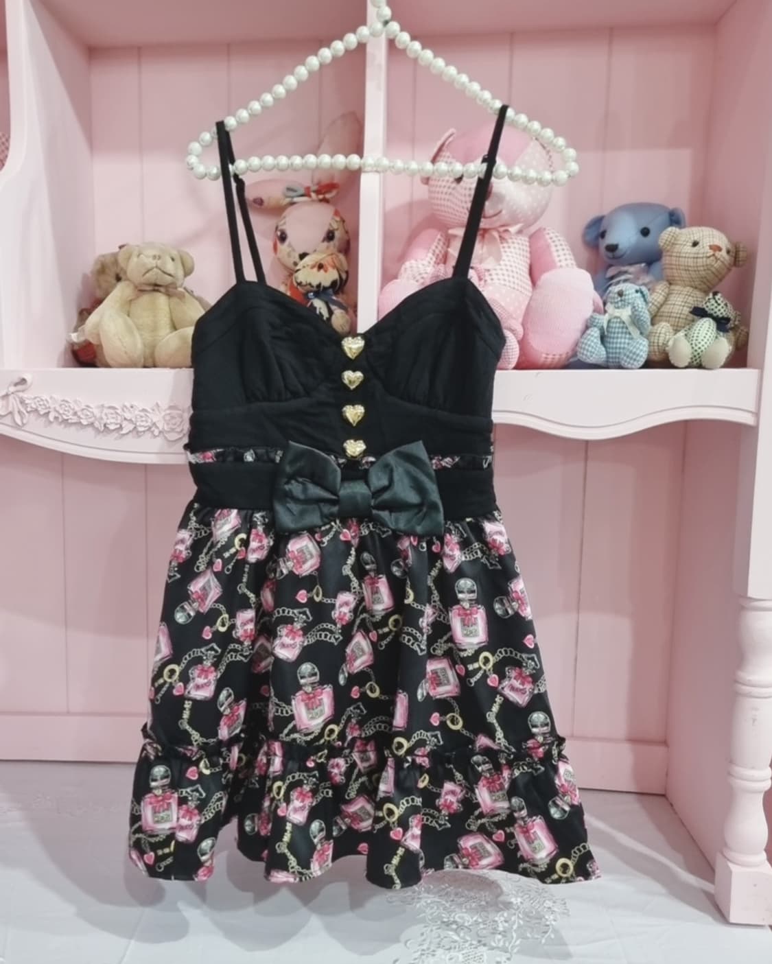 MARS 마즈 향수병 리본 원피스 상품이미지3