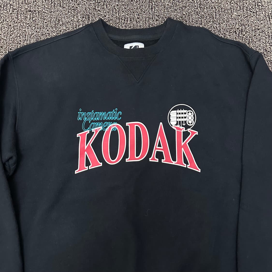 KODAK 코닥 기모 맨투맨 블랙 XL 상품이미지2