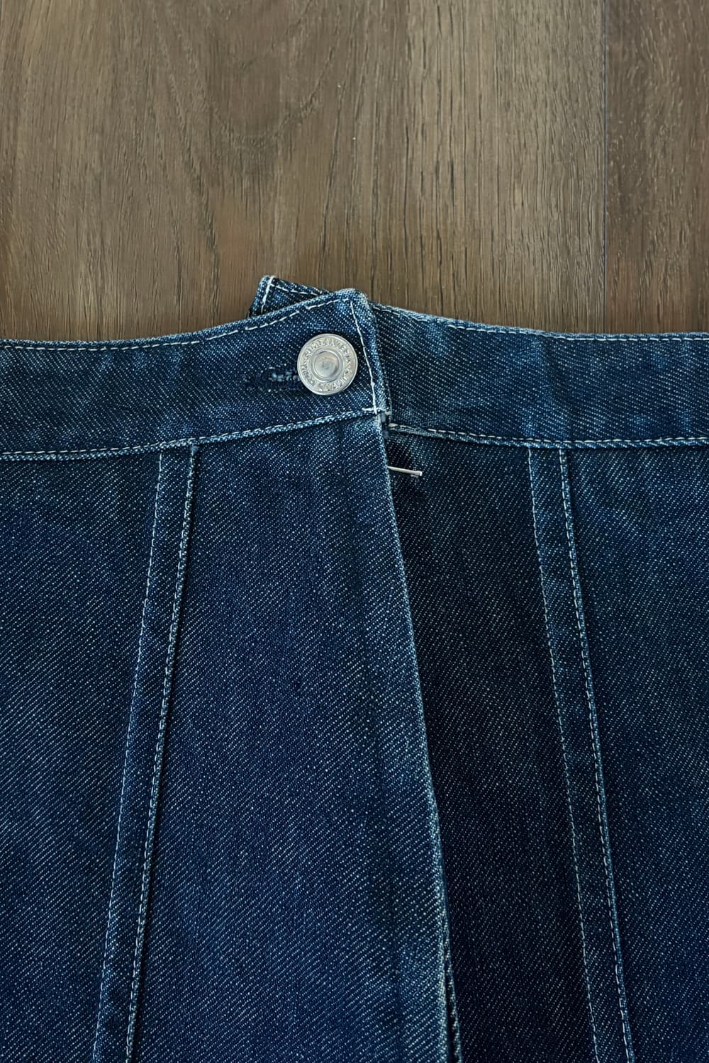 Denim Pleats Skirt 상품이미지5