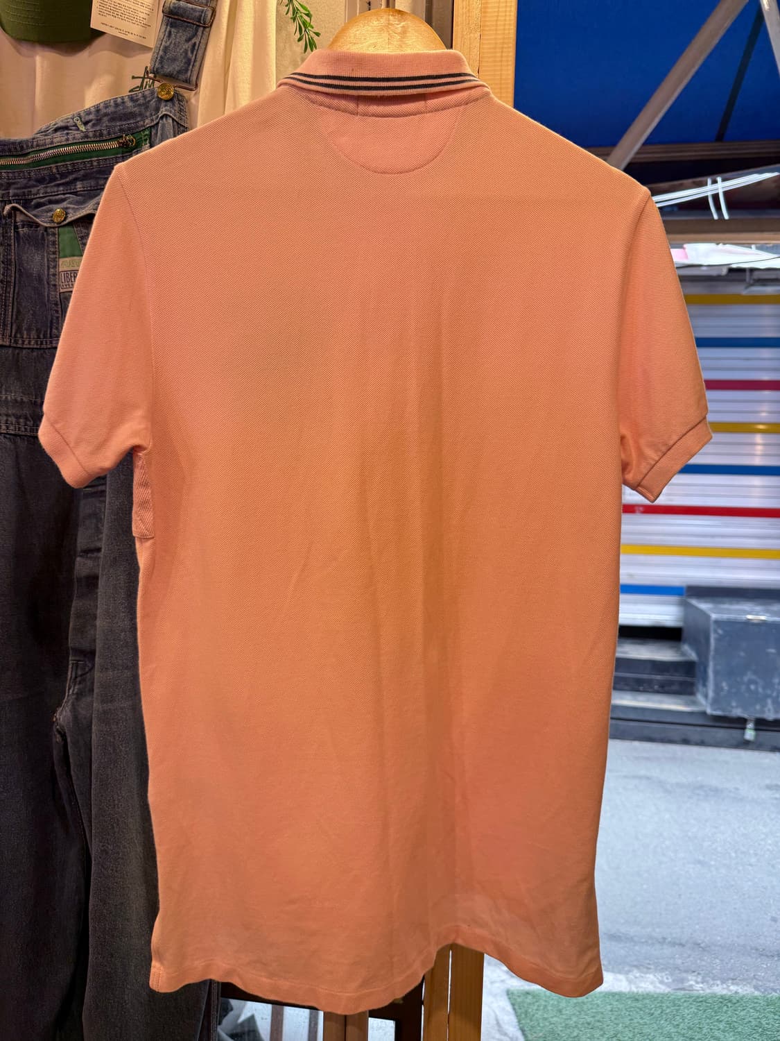 폴로 랄프로렌 더블 빅포니 핑크 카라티 상품이미지5