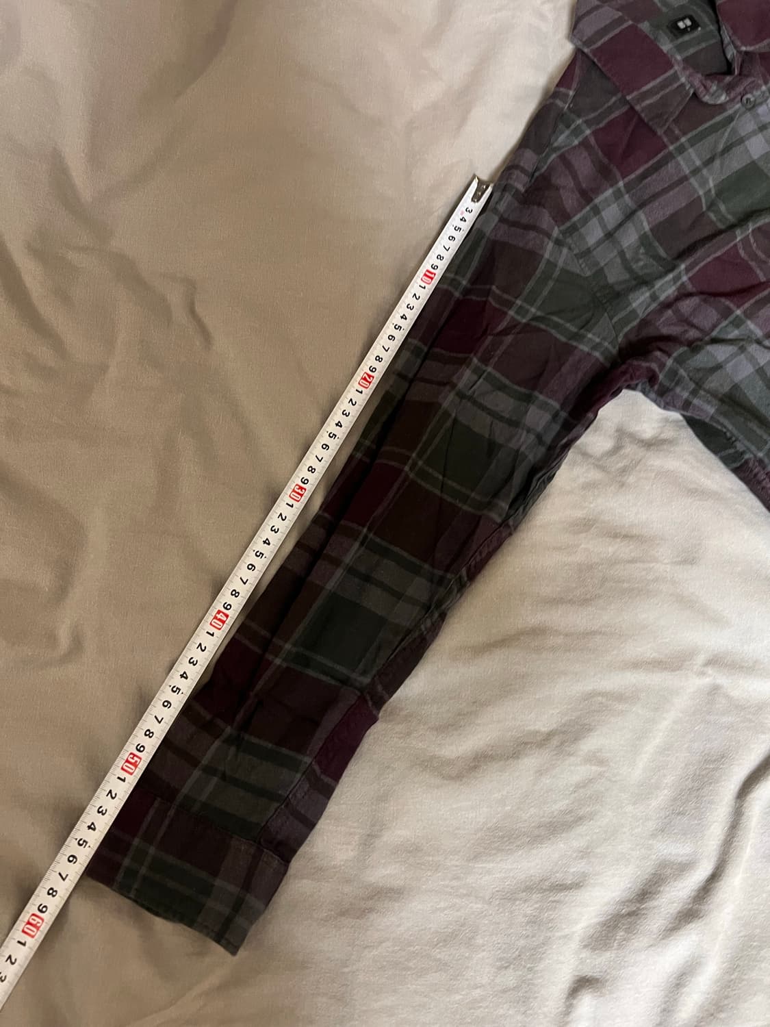 유니클로 플란넬 체크셔츠 남방 L 상품이미지6