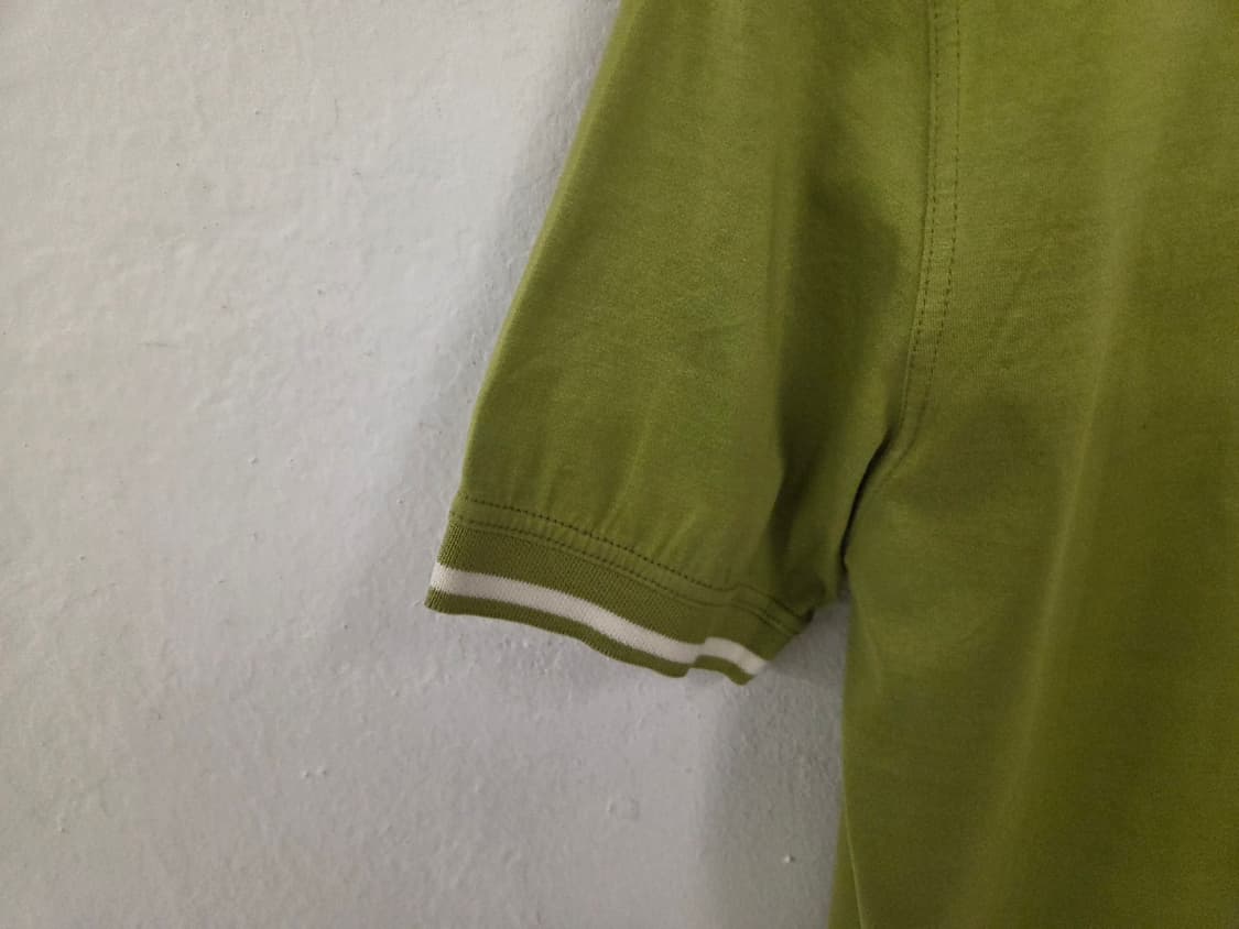 버버리 슬림핏 라임색 폴로티 상품이미지7