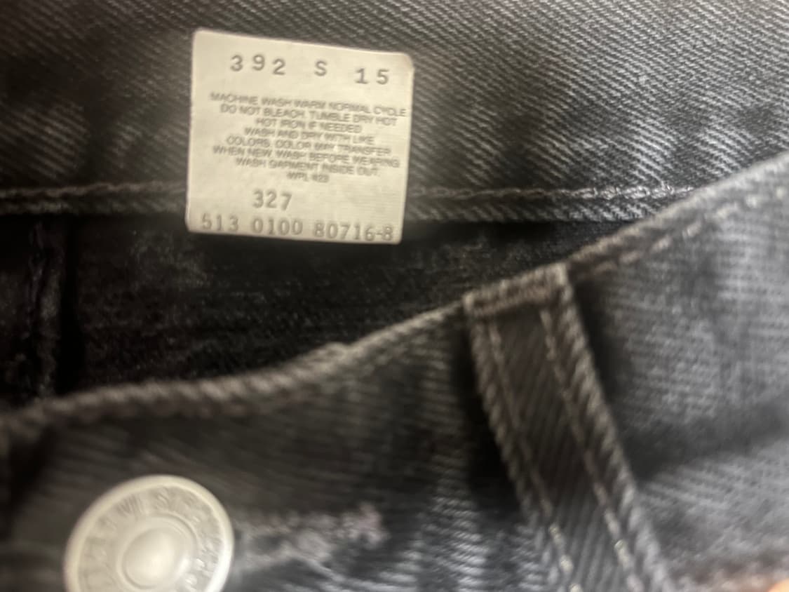 리바이스 made in usa 빈티지 550 흑청 상품이미지6