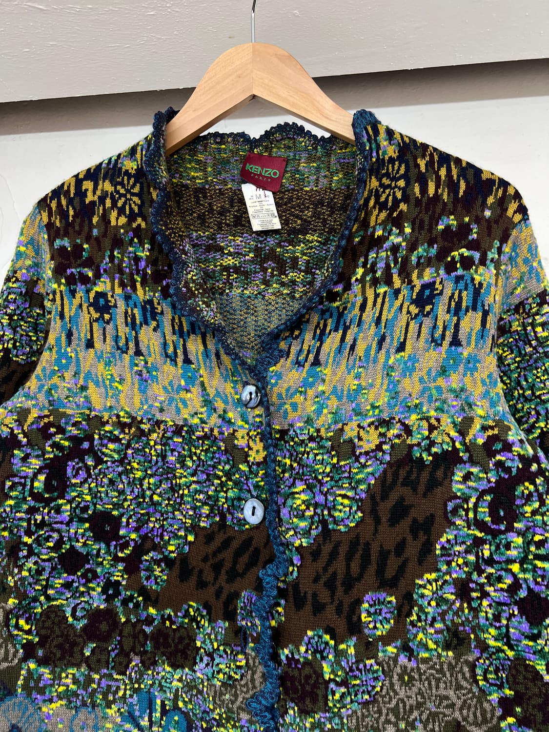 90s 겐죠 플로럴 가디건  상품이미지4