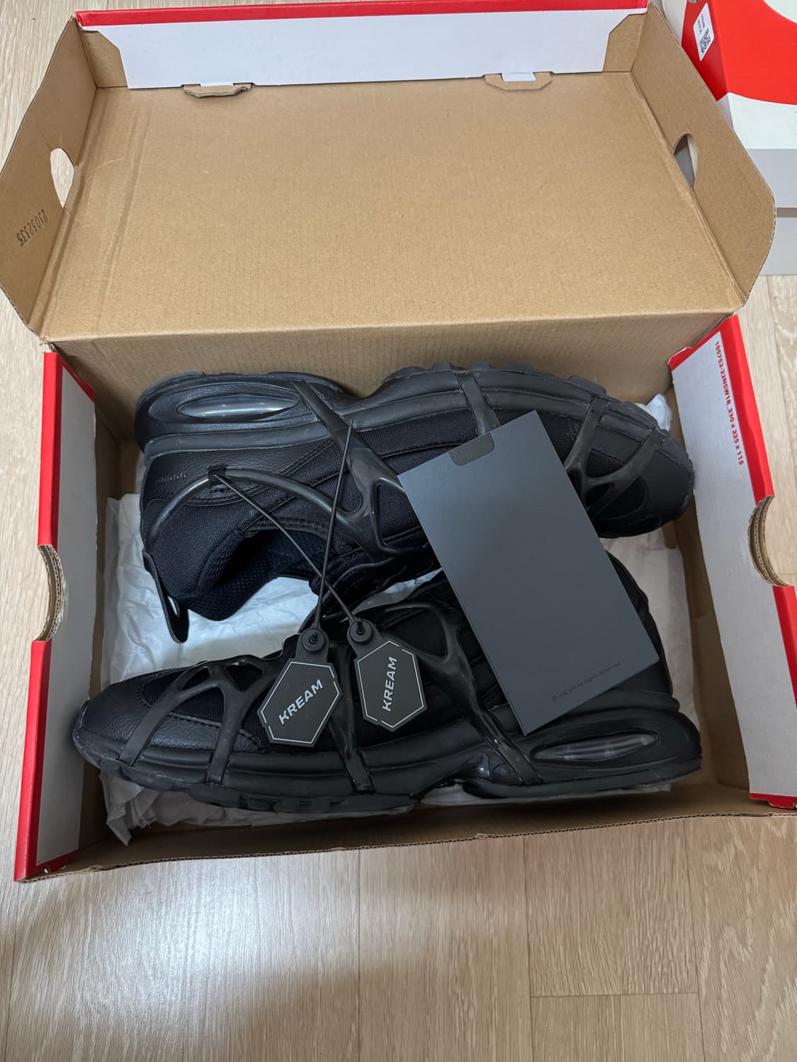 나이키 에어 쿠키니 트리플블랙 280 상품이미지7