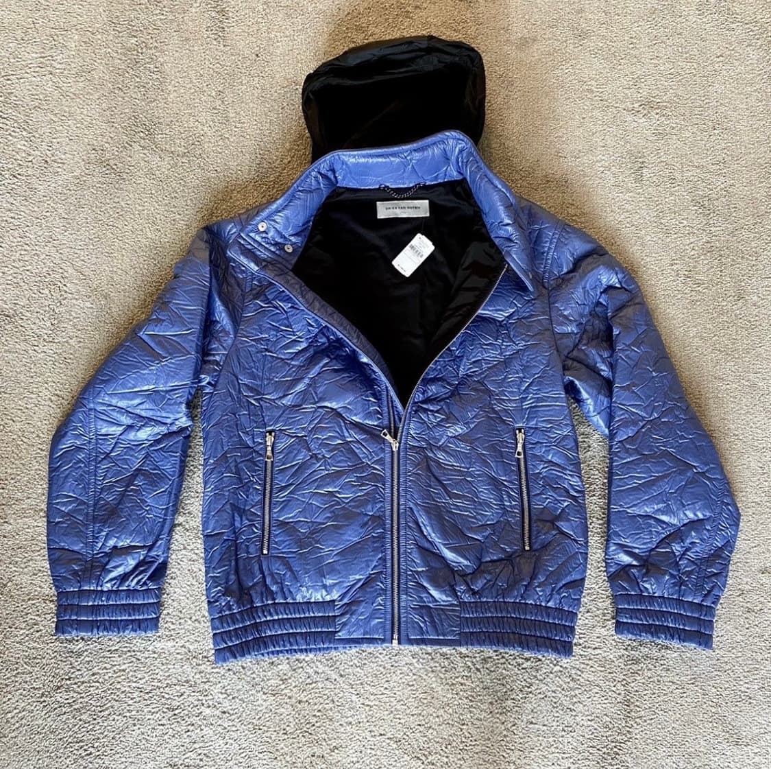 [L] Dries Van Noten - 크링클 퍼널넥 자켓 상품이미지3
