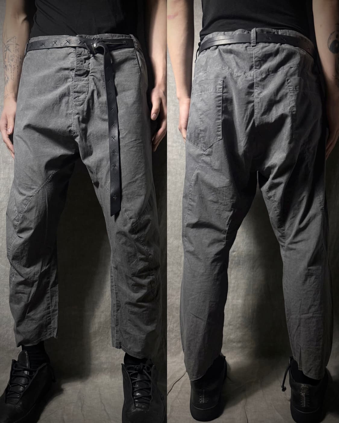 Masnada Anatomical Drop Crotch Pants 상품이미지1