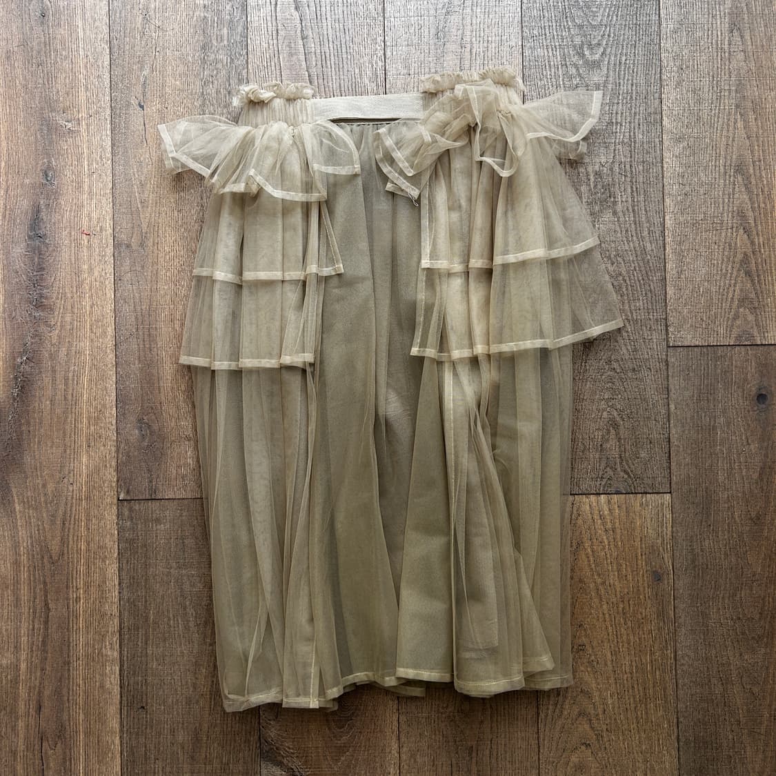 Volumed Layer Belt Tulle Skirt 상품이미지8