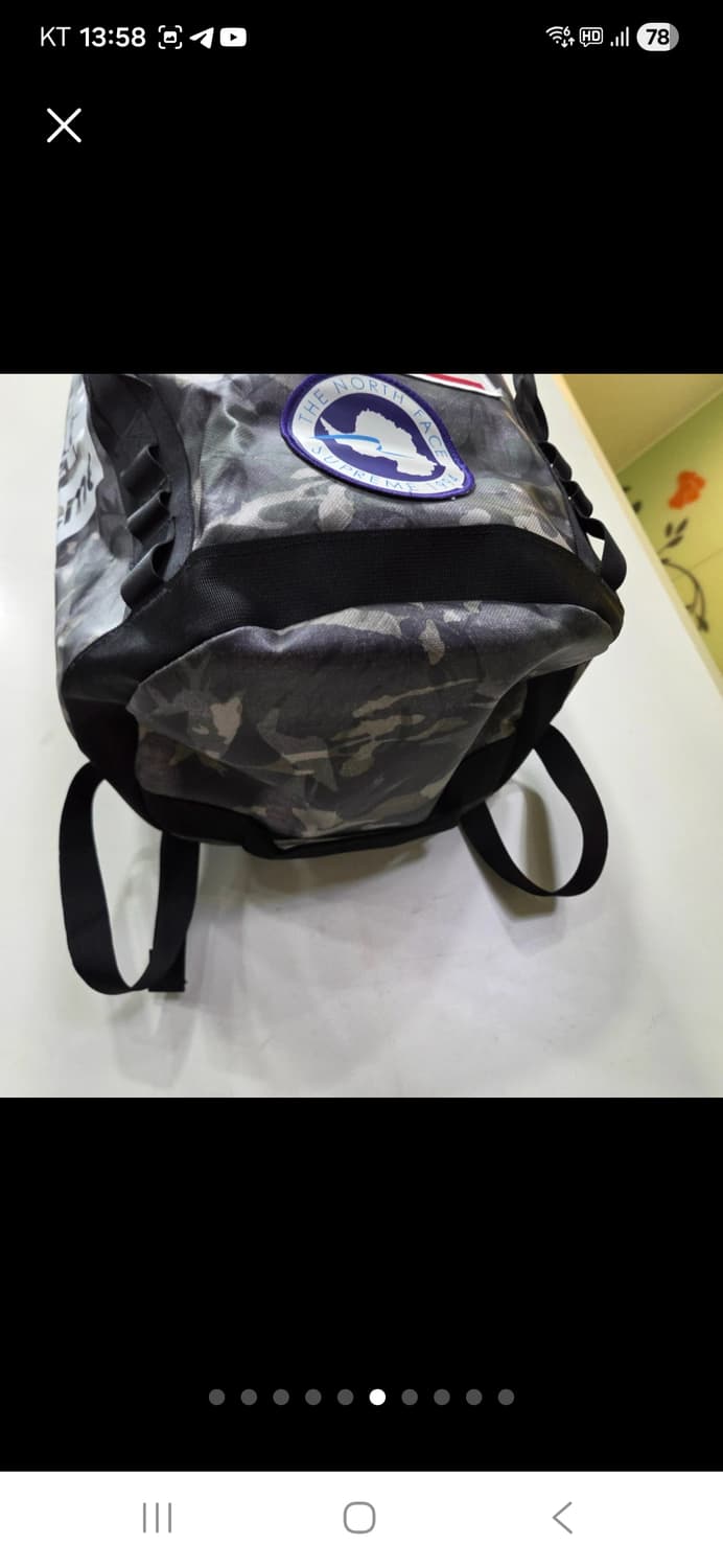노스페이스X슈프림 카모 백팩 상품이미지4