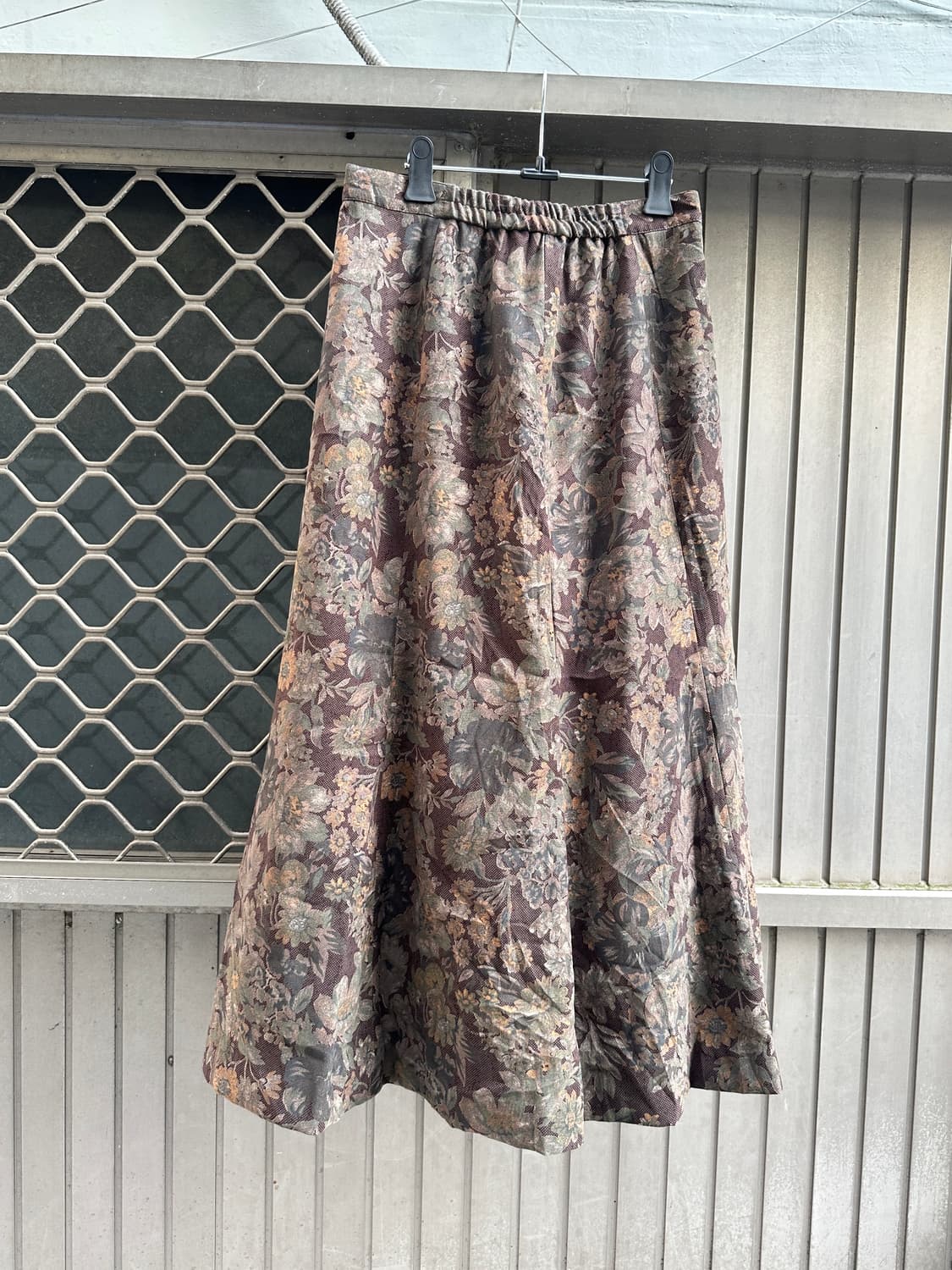 Vintage oriental floral skirt  상품이미지4