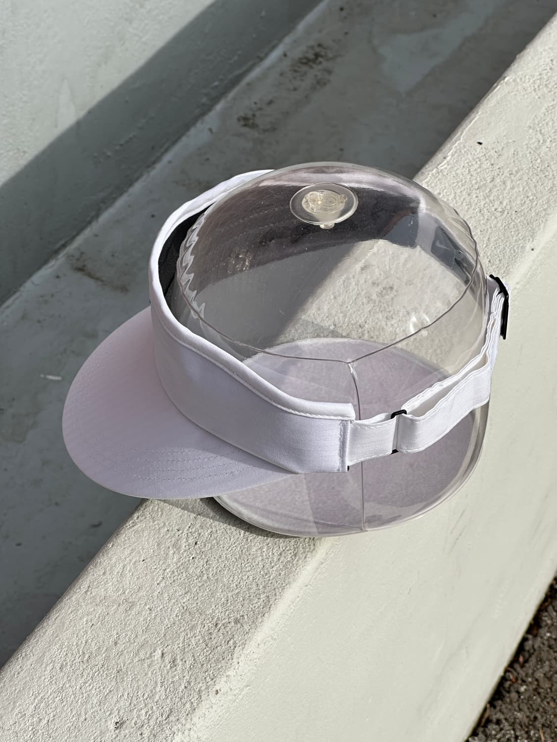 (새상품) [F] 나이키 로고 화이트 썬바이저 썬캡 모자 상품이미지3