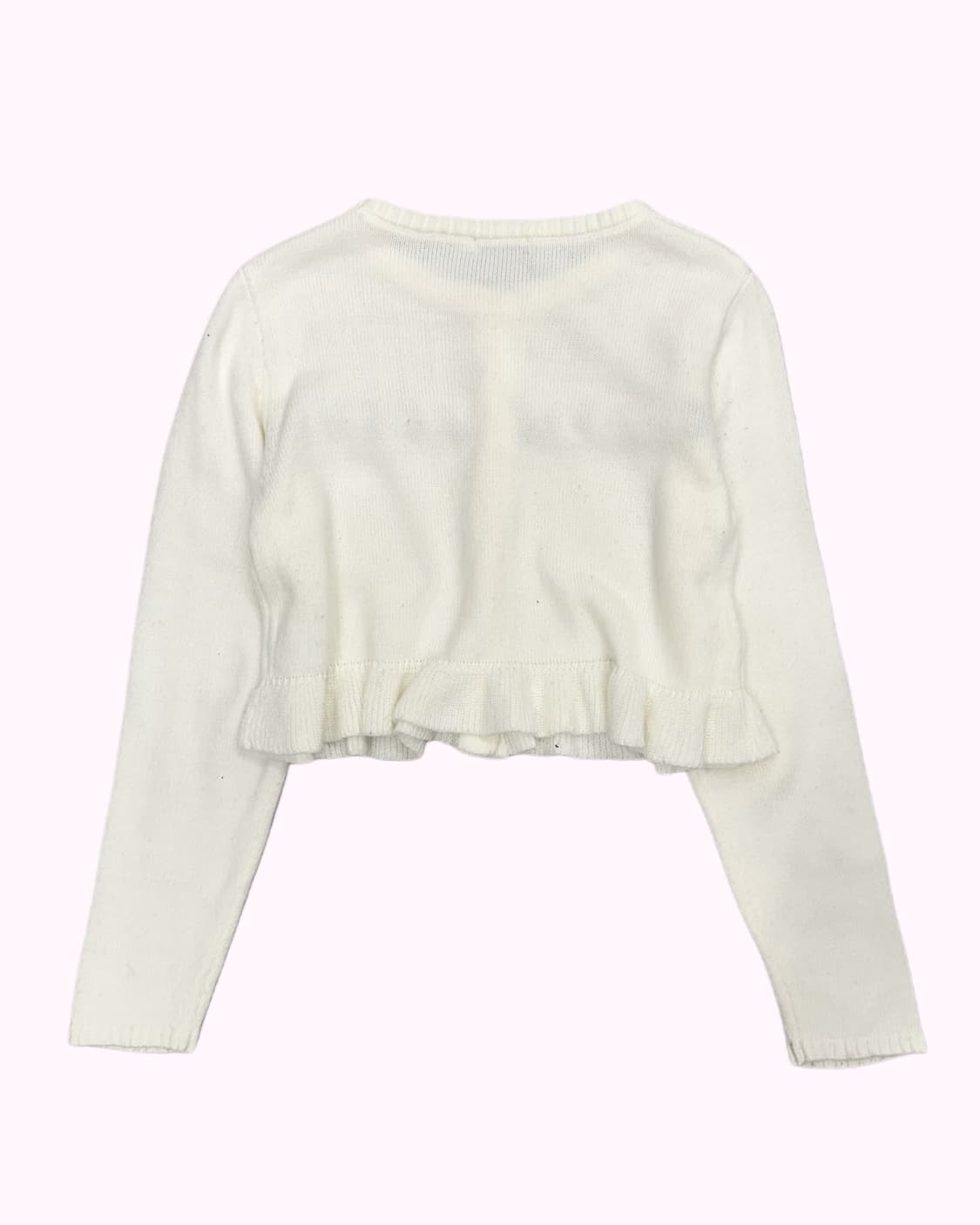 frill ribbon crop cardigan 상품이미지4