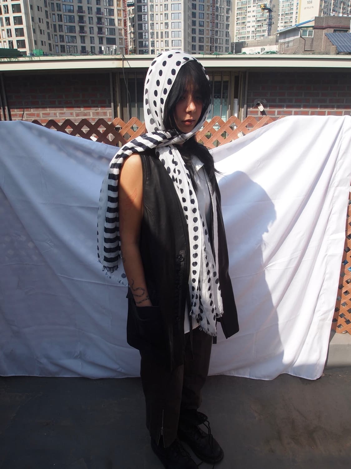 빈티지 레더 버튼 베스트 상품이미지1