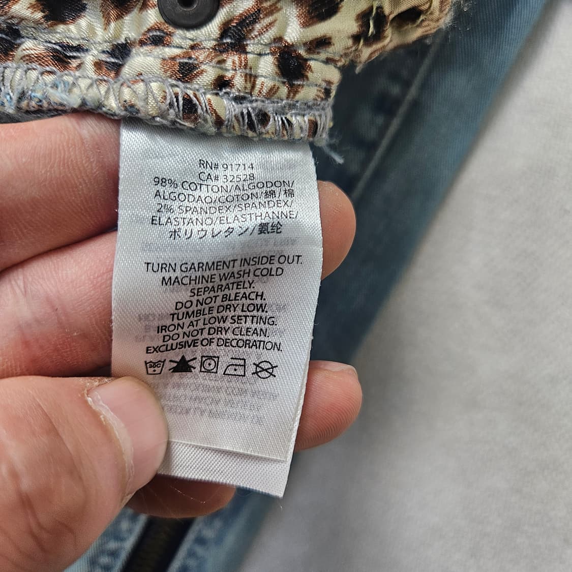 0 아르마니 익스체인지 여성 데님 팬츠 0330Y 상품이미지5