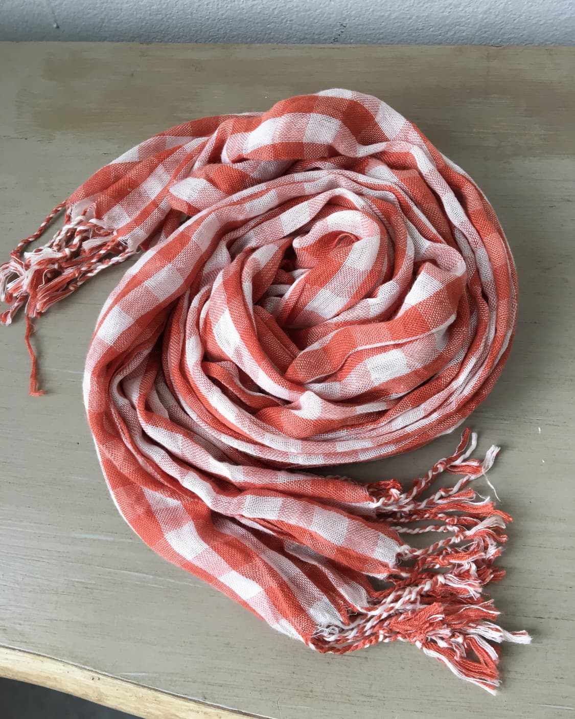  check pattern scarf 상품이미지1