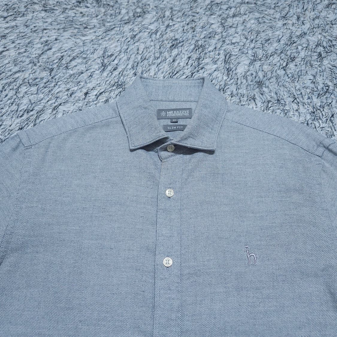 헤지스)슬림95 남자 체크셔츠남방 / 왕눈이샵 상품이미지3