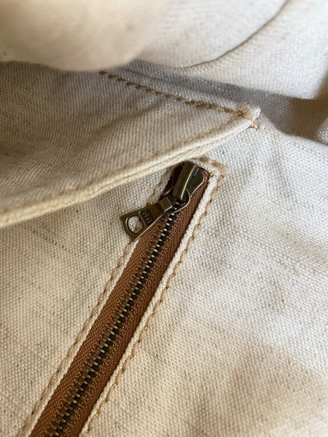 Genten 린넨/레더 숄더백 상품이미지10