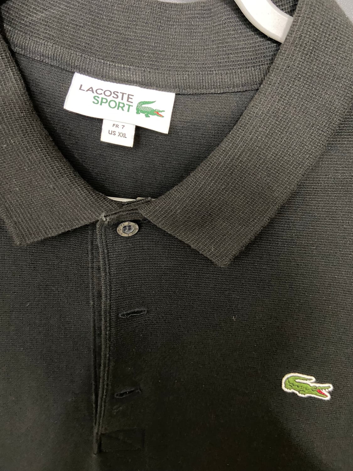 라코스테 반팔 카라티 블랙 2XL 상품이미지2
