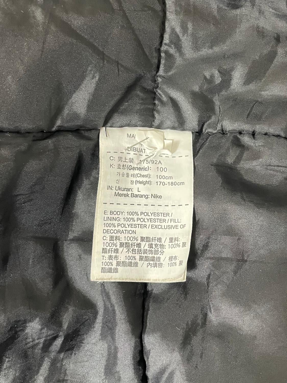 빈티지9. 나이키 스톰핏 돕바 벤치코트 롱패딩 점퍼  상품이미지4