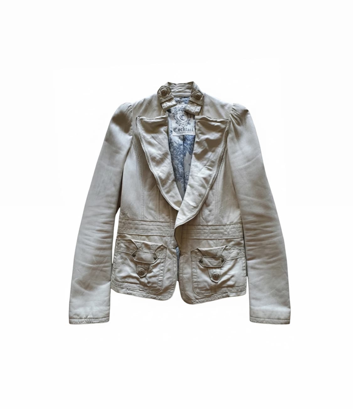 Vintage 램스킨 레더 자켓 상품이미지1