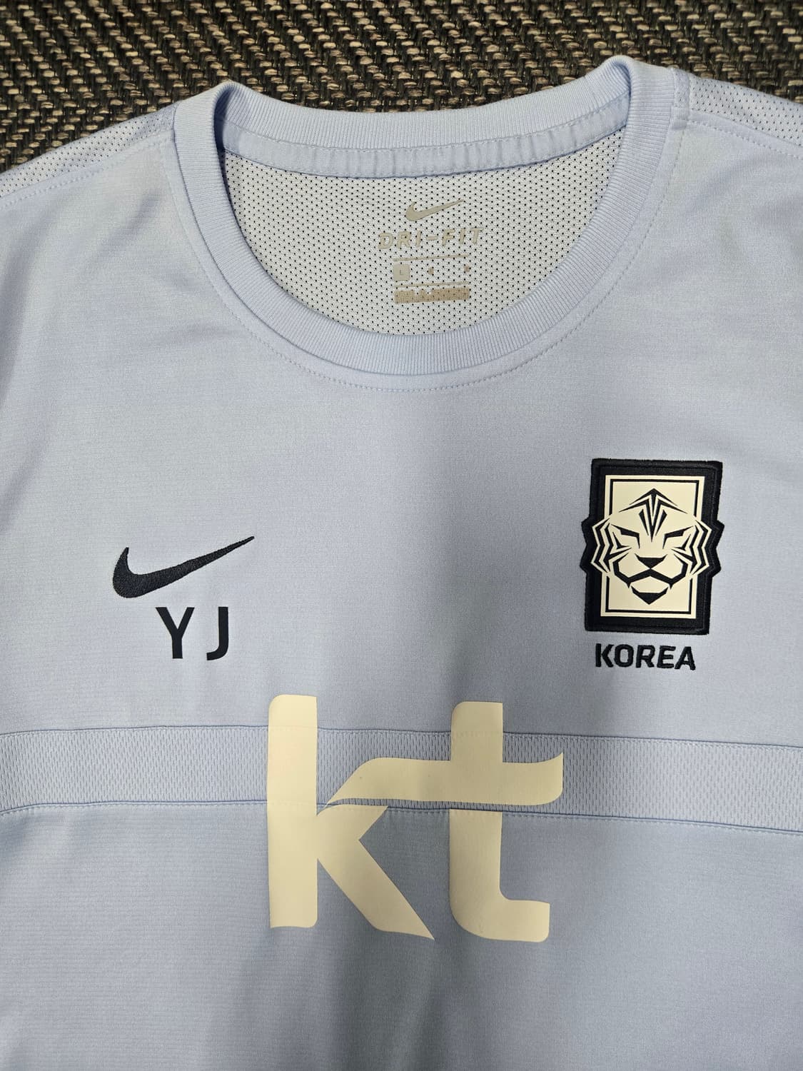 나이키 대한민국 축구 대표팀 트레이닝 티셔츠 하늘색 (2) 상품이미지3