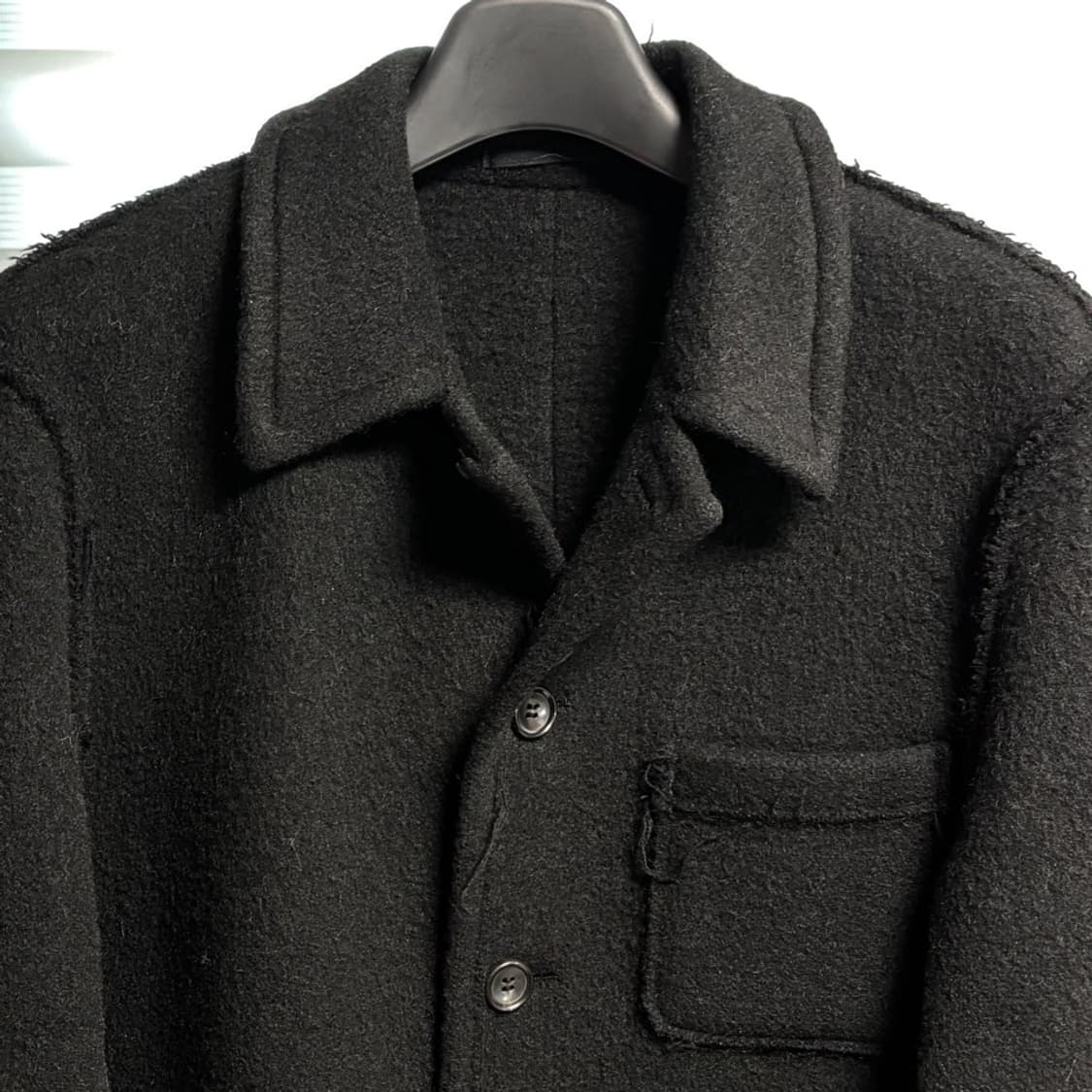 L) 꼼데가르송 옴므 커팅 울 자켓 상품이미지3