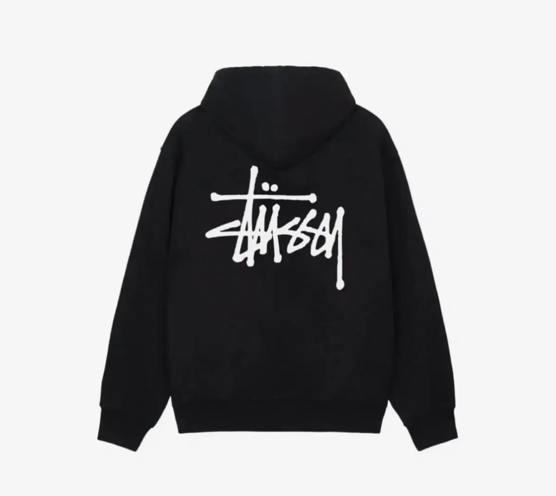 스투시 베이직 로고 후드티 XXL 상품이미지1