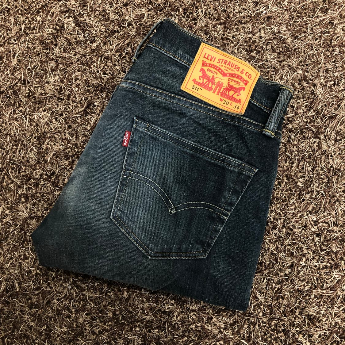 리바이스 511 워싱 데님 팬츠 상품이미지1