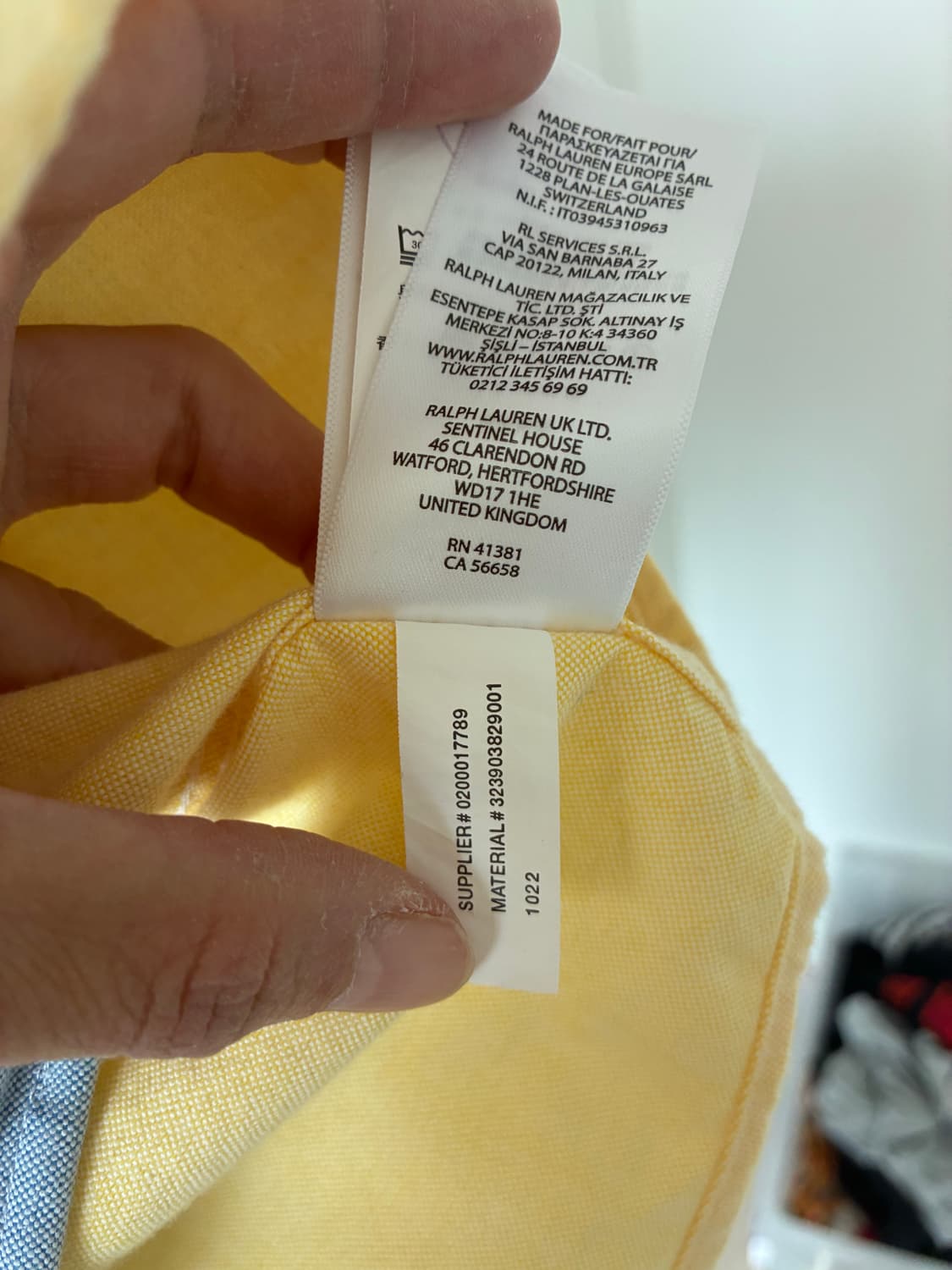 폴로 랄프로렌 멀티 컬러블록 옥스포드 셔츠 상품이미지3