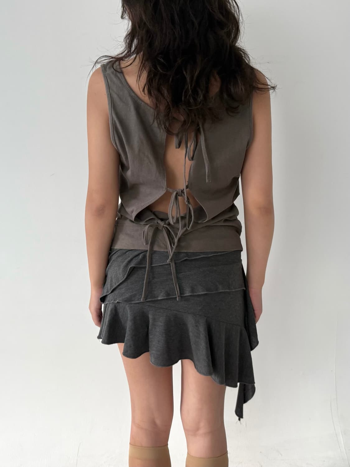 ribbon sleeveless 상품이미지1
