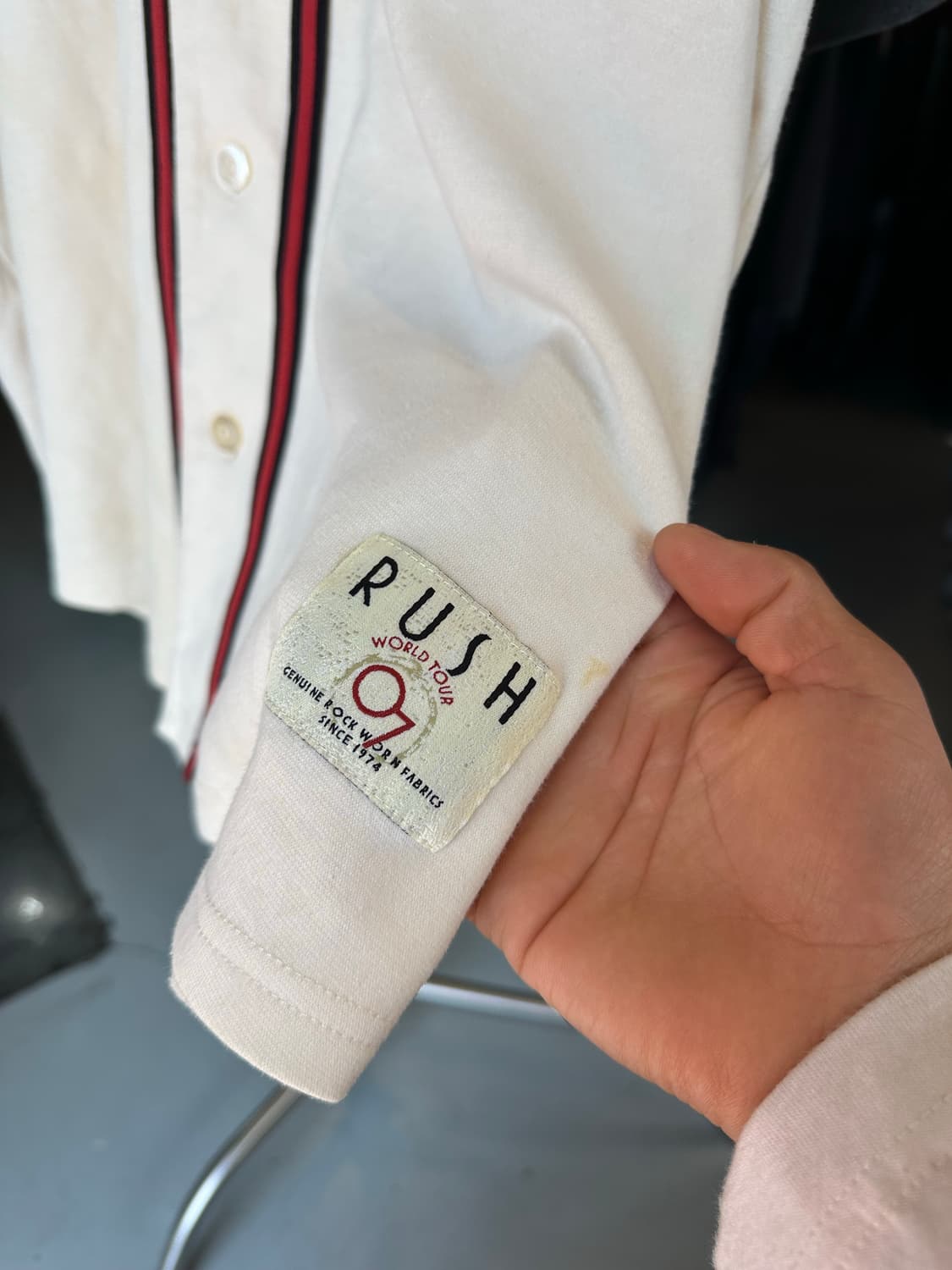 러시 Rush 락밴드 투어 2007 베이스볼 져지  상품이미지5