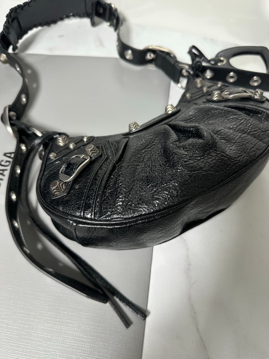 [25년 9월구매 정품] 발렌시아가 르카골 블랙xs  상품이미지8