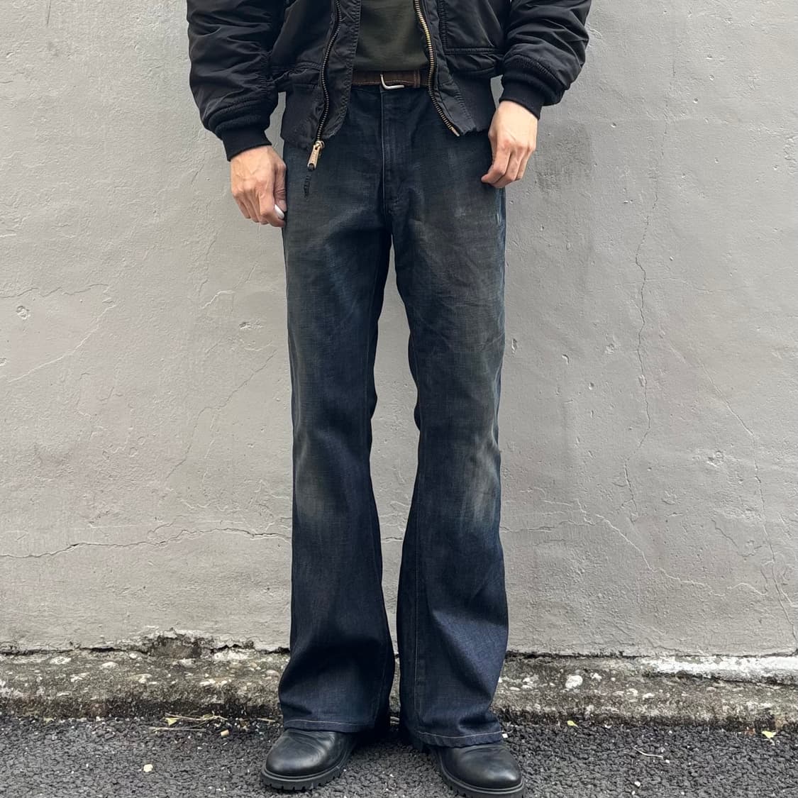 일본 랭글러 벨바텀 데님 팬츠 상품이미지2