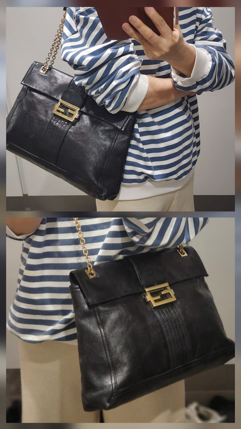 펜디 블랙 체인 숄더백 크로스백 상품이미지10