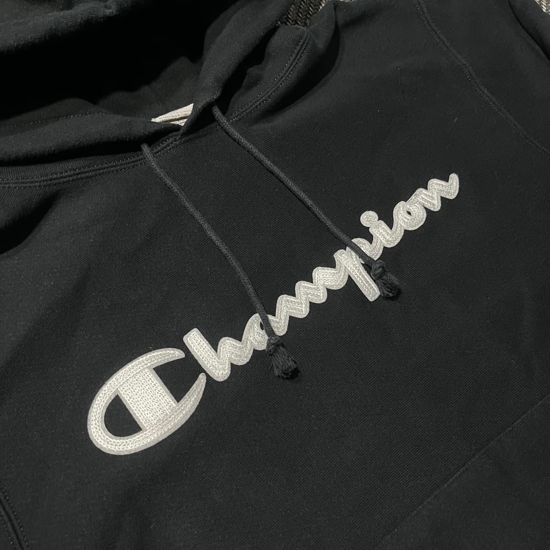 CHAMPION 챔피온 리버스위브 로고 후드티 상품이미지3