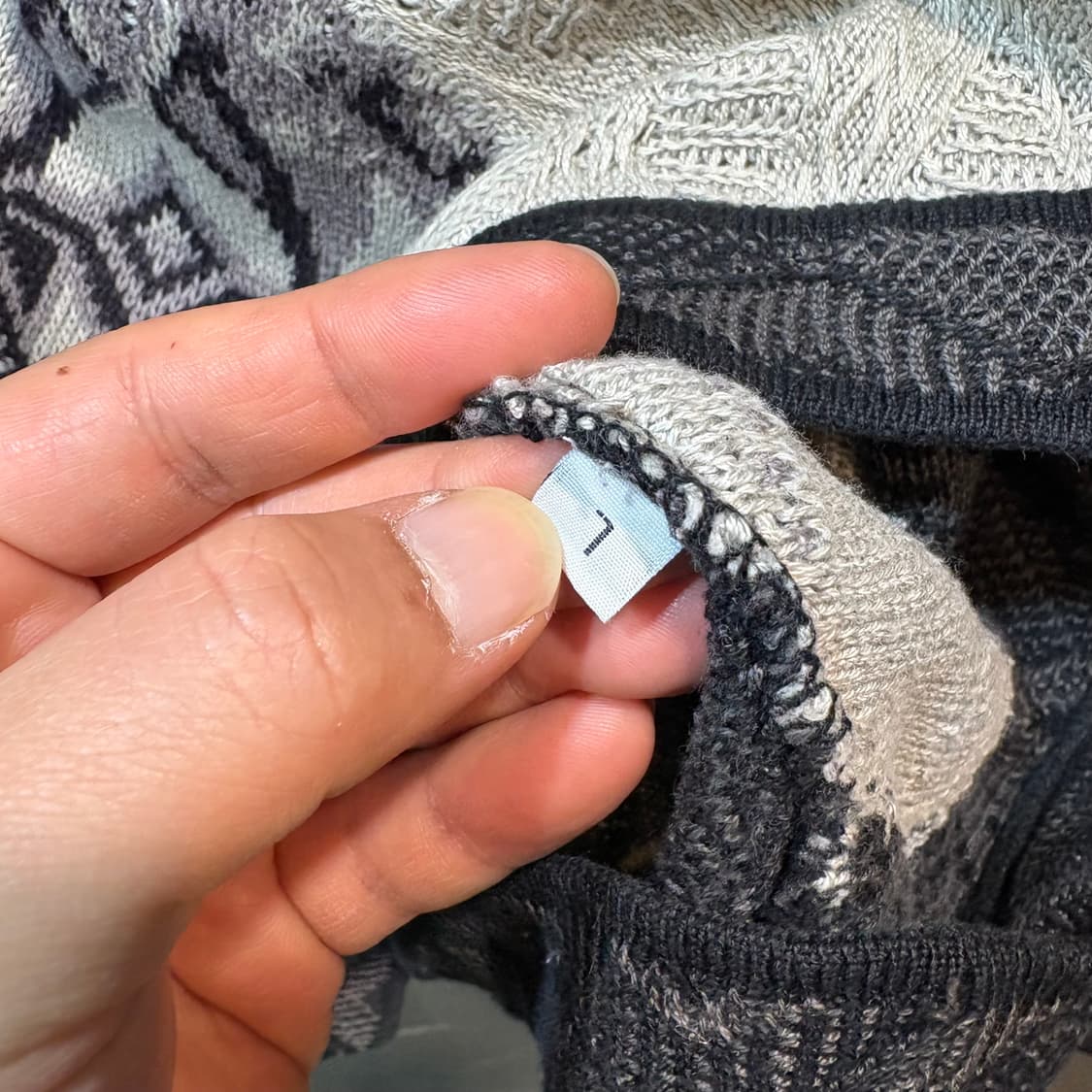 [L] COOGI 쿠지 빈티지 케이블 니트 상품이미지5