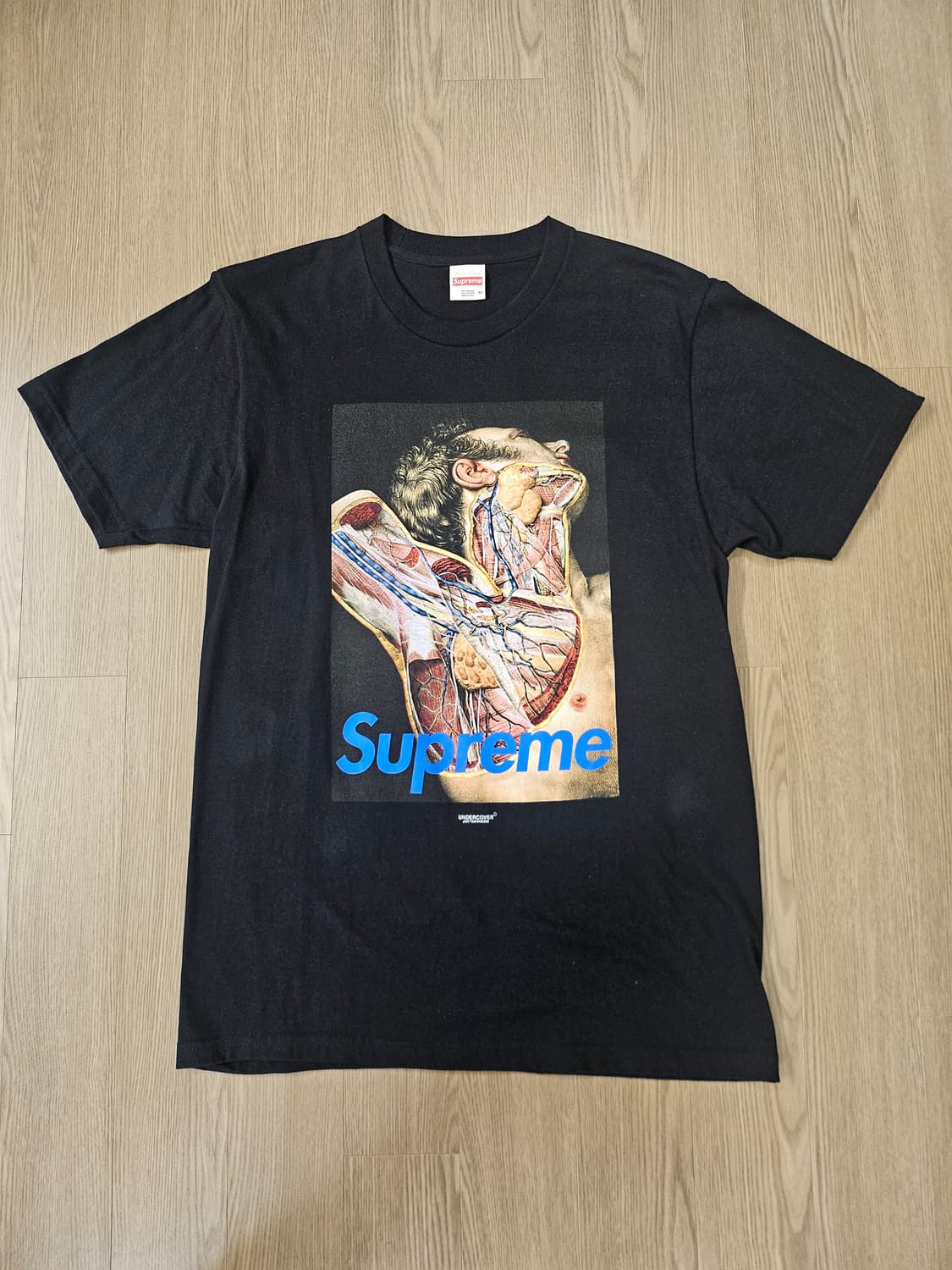 슈프림 언더커버 16FW 아나토미 해부 반팔 블랙 상품이미지1