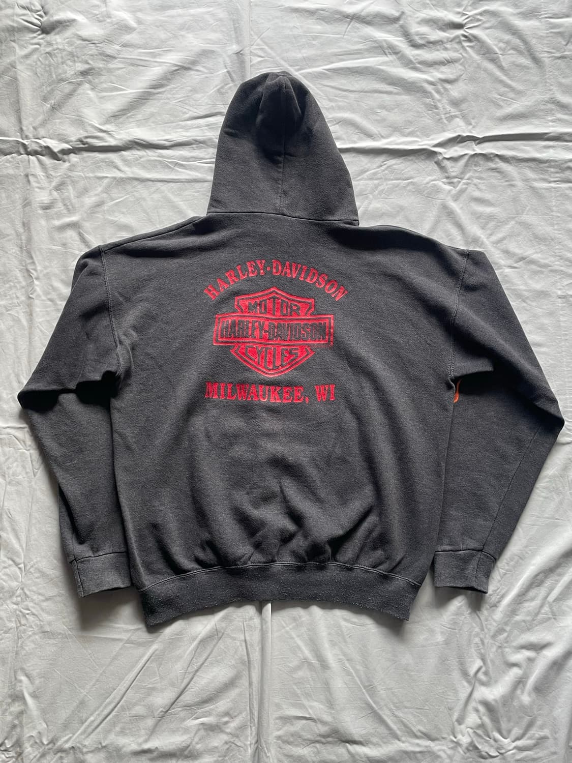 90‘s 할리데이비슨 플레임 후디 상품이미지7