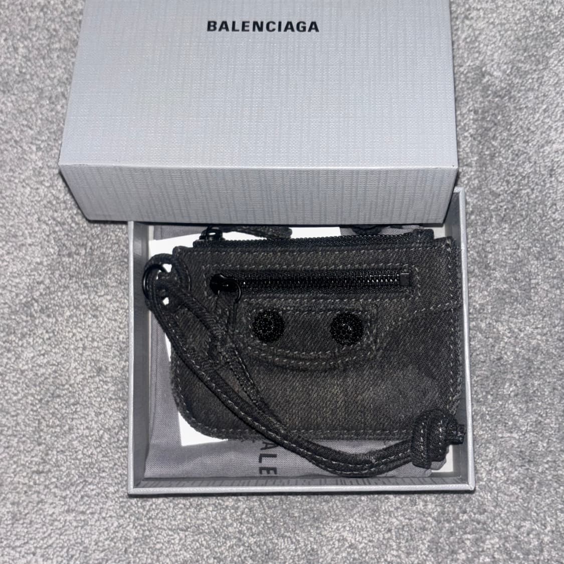 [찐막 할인] 발렌시아가 르카골 데님 지갑 풀박 상품이미지1