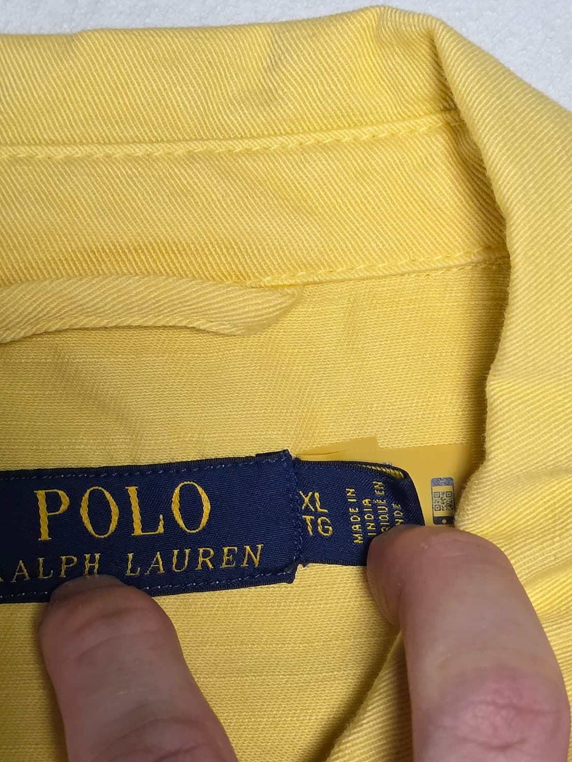 폴로 랄프로렌 옐로우 블루종 XL 실사 100L 베이포트 바라쿠다 바이스 상품이미지3