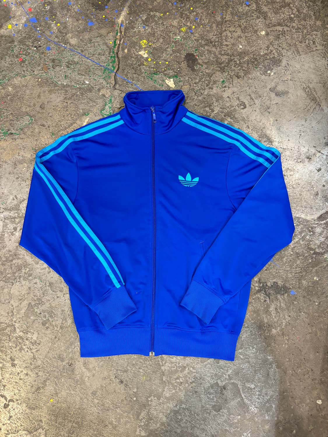 아디다스 블루 삼선 트랙탑 상품이미지6
