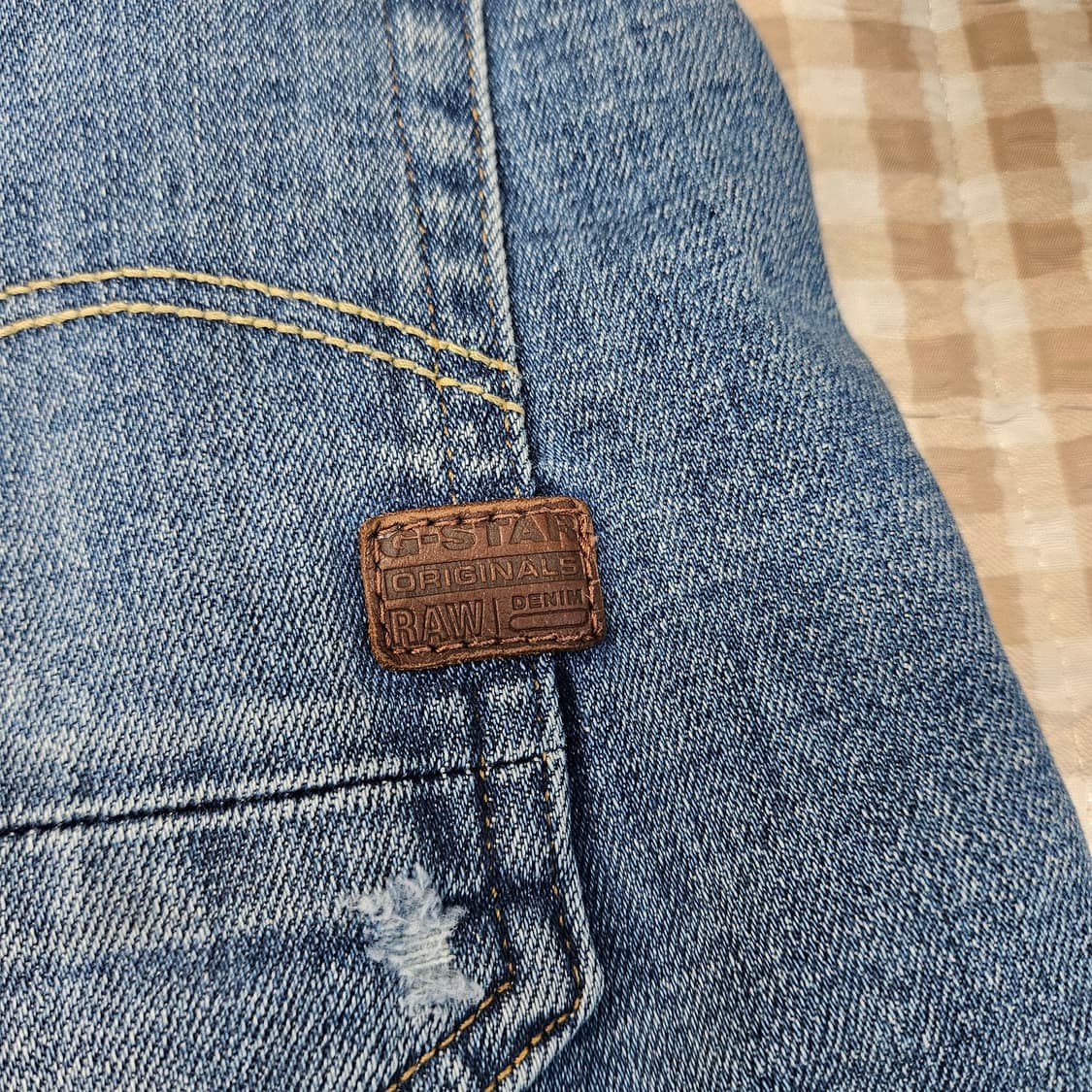 지스타로우 슬림핏 청바지 남자33 상품이미지9